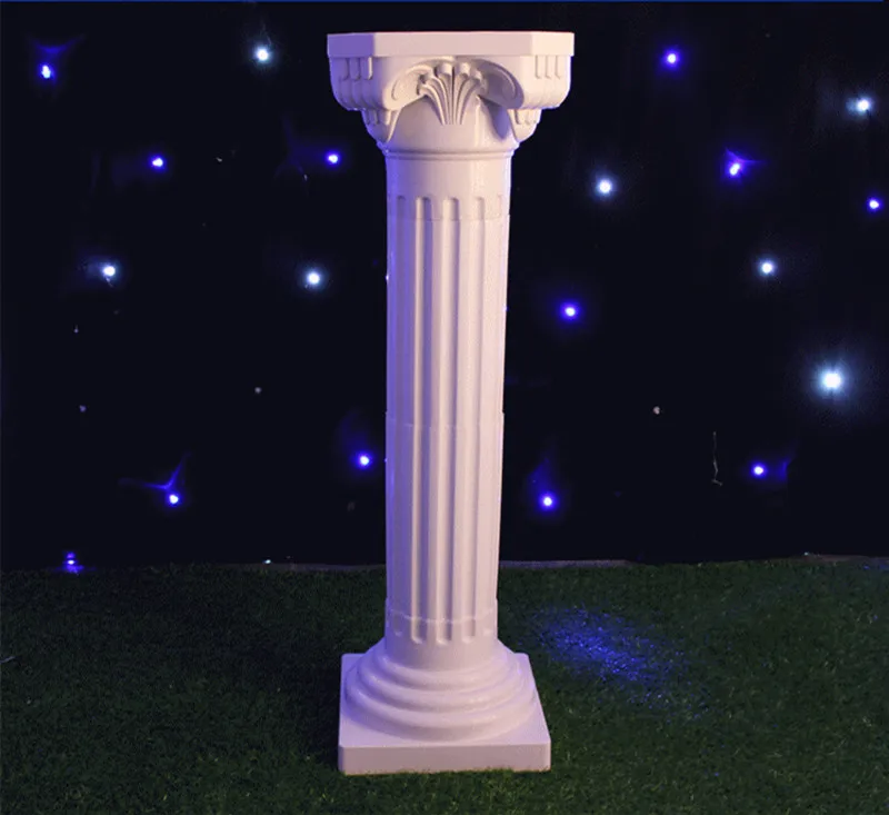

Upscale Style Roman Columns White Color Plastic Pillars Road Cited Wedding Props Event Decoration Supplies 10 pcs/lot