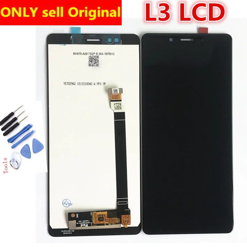

Original For Sony Xperia L3 LCD Display Touch Screen Mobile Phone Digitizer Assembly Replacement Parts I3312 I4312 I4332 I33 LCD