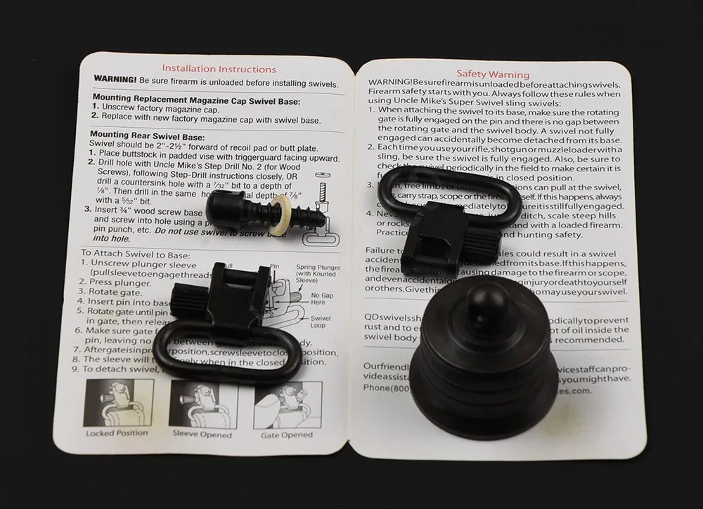 Стальной строп QD для пистолета вертлюги дробовик золотистый с переходником