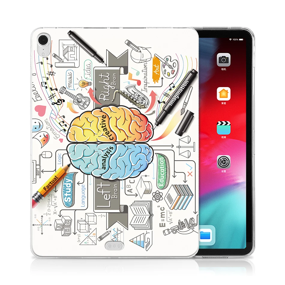 IP15 MTT Мягкий силиконовый чехол ТПУ для iPad Pro 12,9 дюйма тонкий прозрачный чехол-накладка планшет для надписей чехол A1895 A1983 A1876 A2014 - Цвет: IP15