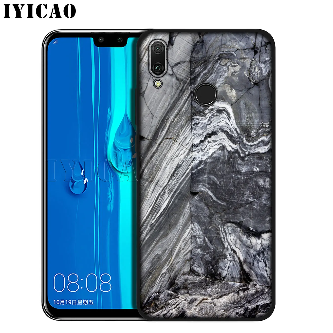 IYICAO розовый мрамор Новинка Fundas Мягкий силиконовый чехол для телефона Huawei Mate 30 20 10