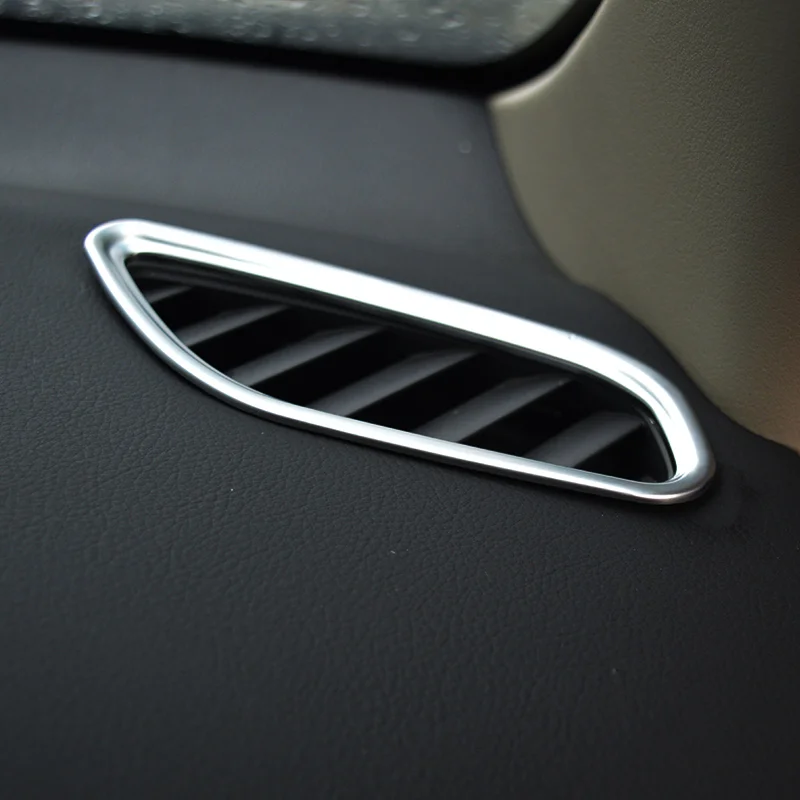 

2 шт. ABS Хром Матовый Серебряный вентиляционное отверстие украшения для Mitsubishi Outlander 2013-2017