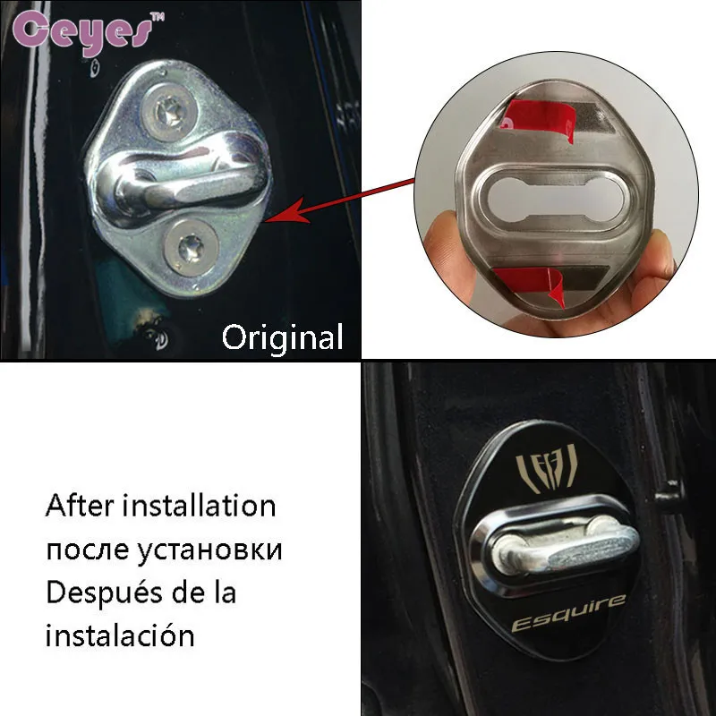 Ceyes чехол для стайлинга автомобиля Toyota Dodge re Corolla 2008 Avensis Rav4 автомобильные