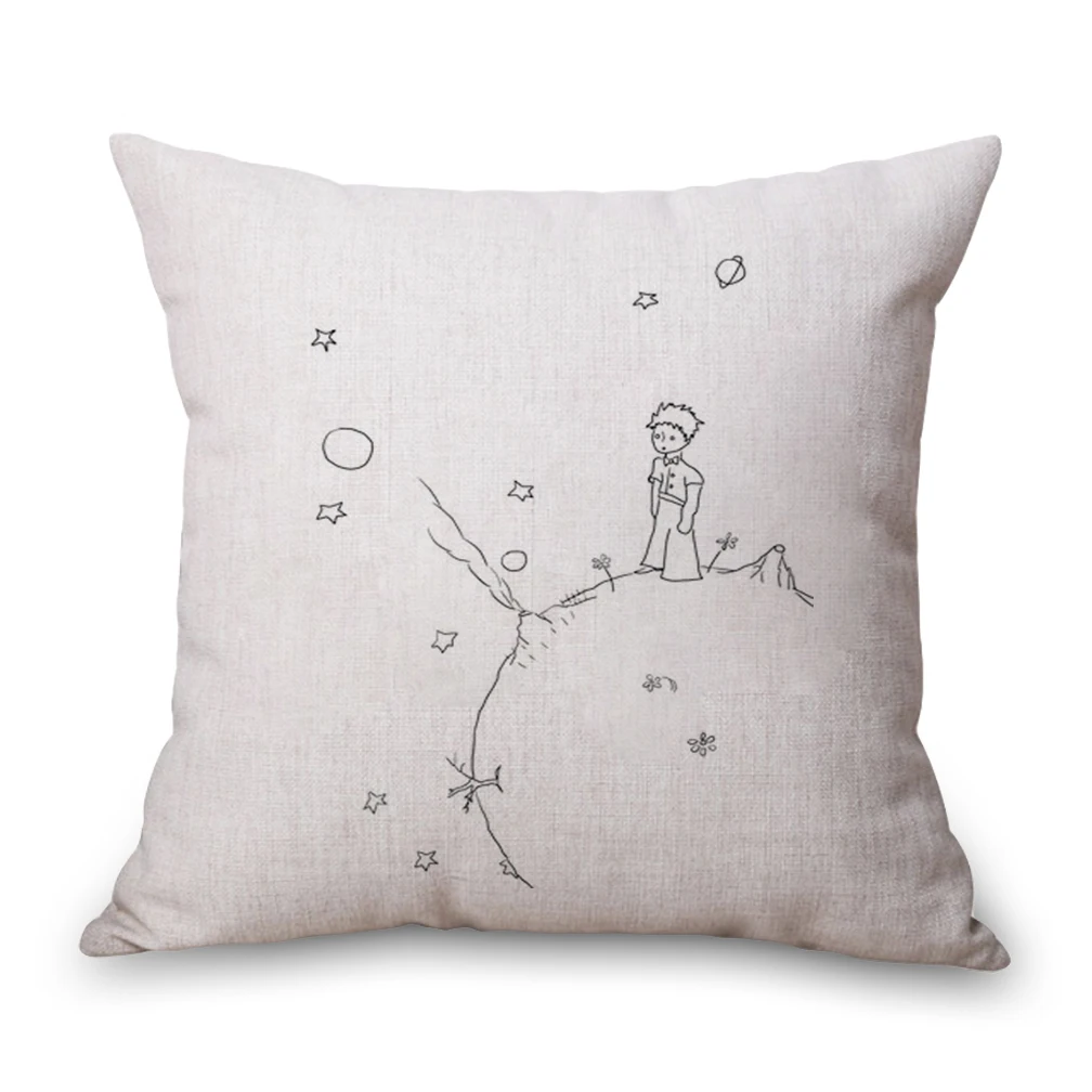 Лиловый Наволочка для шеи Fox Le Petit Prince, постельное белье, наволочка для путешествий, диванная подушка для сиденья, декоративная подушка для дома, подарок - Цвет: Лиловый
