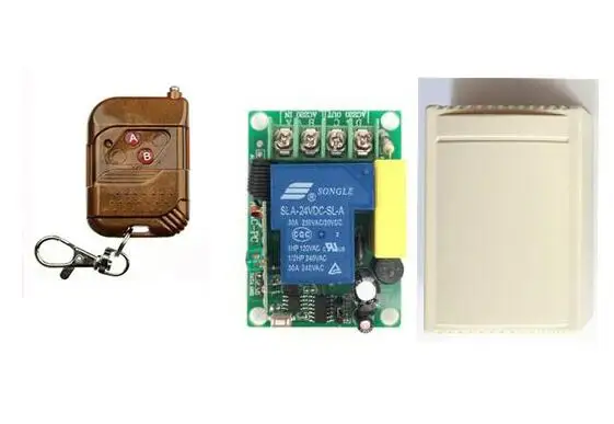 Новый AC 220 В 30A реле 1 CH 1CH RF беспроводной переключатель системы дистанционного