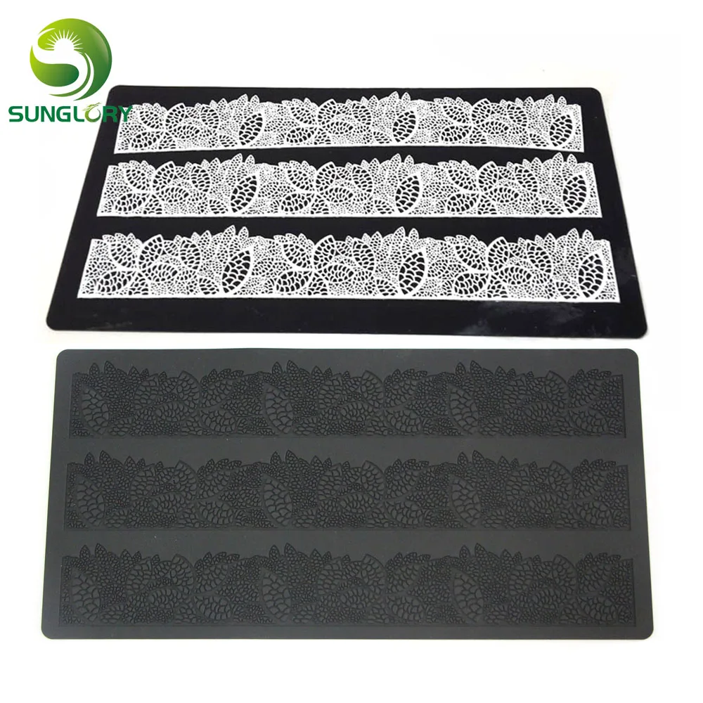 NPC силиконовый коврик для выпечки кружевная форма торта с цветочным узором Fondant