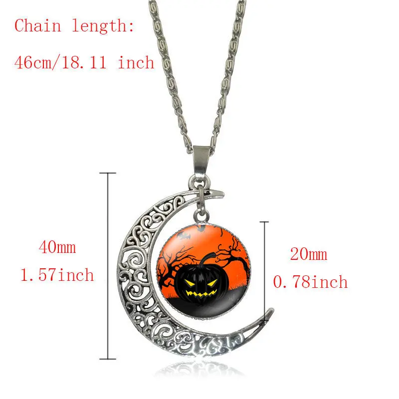 Ожерелье для женщин на цепочке с подвеской в виде серебряного полумесяца 2016 |