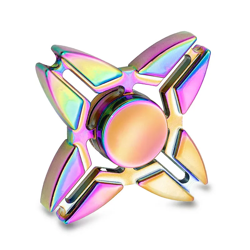 Радуга рука Tri Непоседа счетчик треугольник torqbar латунь палец Spinner игрушка ВДГ
