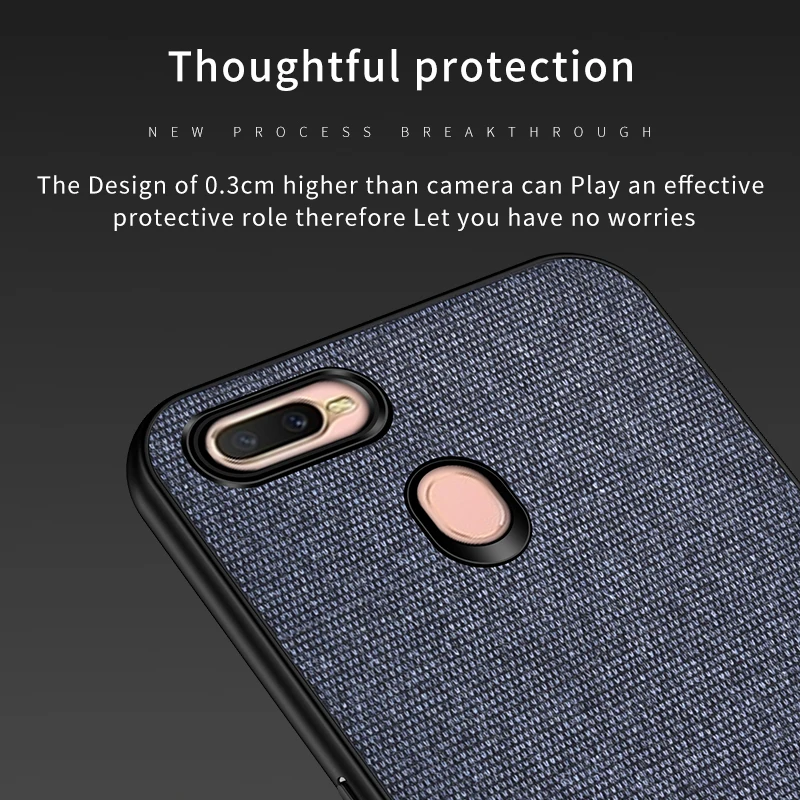 Для OPPO A7 AX7 чехол задняя крышка роскошный мягкий силиконовый тканевый защитный