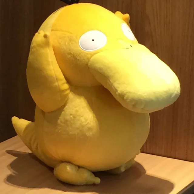 Цвет: желтый Аниме игры серия Пикачу 38 см Psyduck Плюшевые игрушки Swire Броня мягкие игрушки подарок на день рождения для детей Рождественский подарок - Цвет: Цвет: желтый