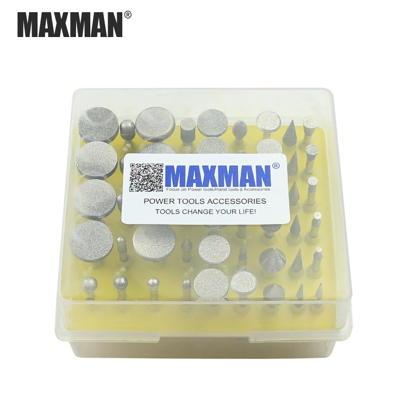 

MAXMAN 50pcs/set Abrasive Needles 3.2mm Shaft Grinding Head Polishing Needles Electric Mini Grinder Accessories
