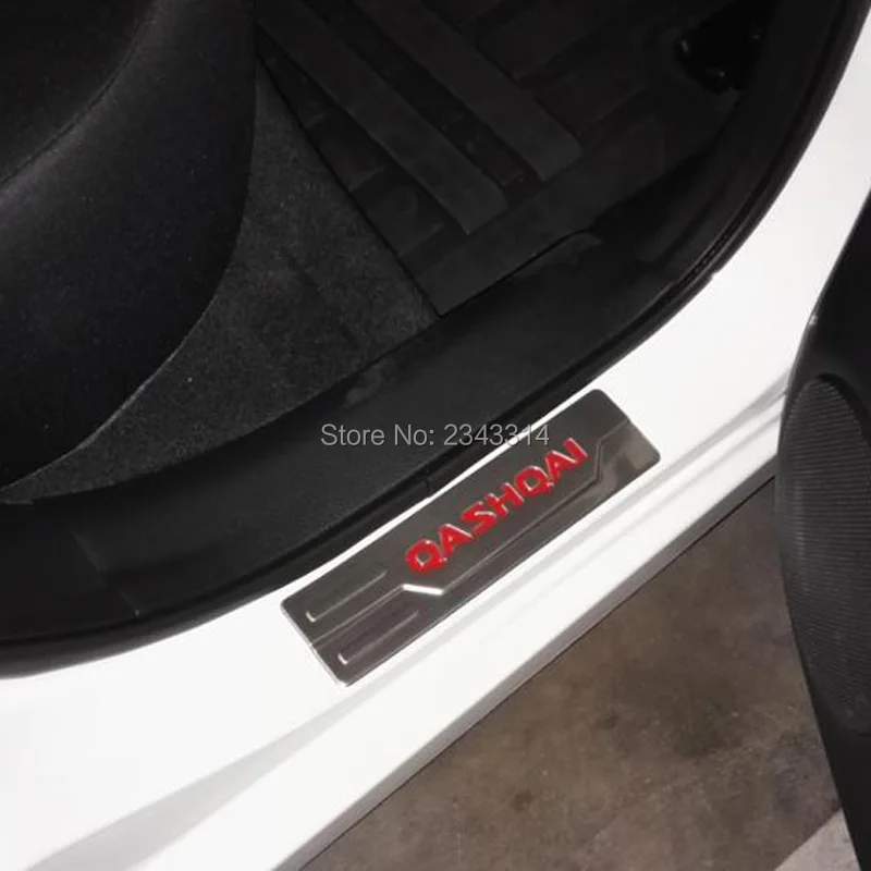 Накладка на порог из нержавеющей стали для Nissan Qashqai J11 2015 2016 2017 2018|door sill|qashqai j11scuff