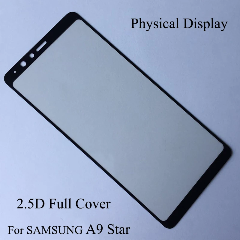 Стекло A9 Star с полным покрытием для SAMSUNG A8 закаленное стекло Защита экрана A9star