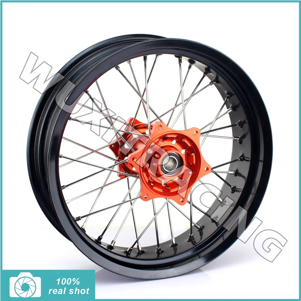 5.0 х 17 &quotMX Мотокросс supermoto полный задний обод колеса концентратора для KTM эту SX F XC G