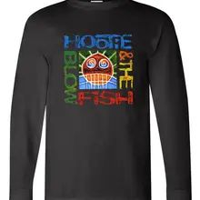 Hootie и Blowfish * трещины заднего вида с длинным рукавом черная