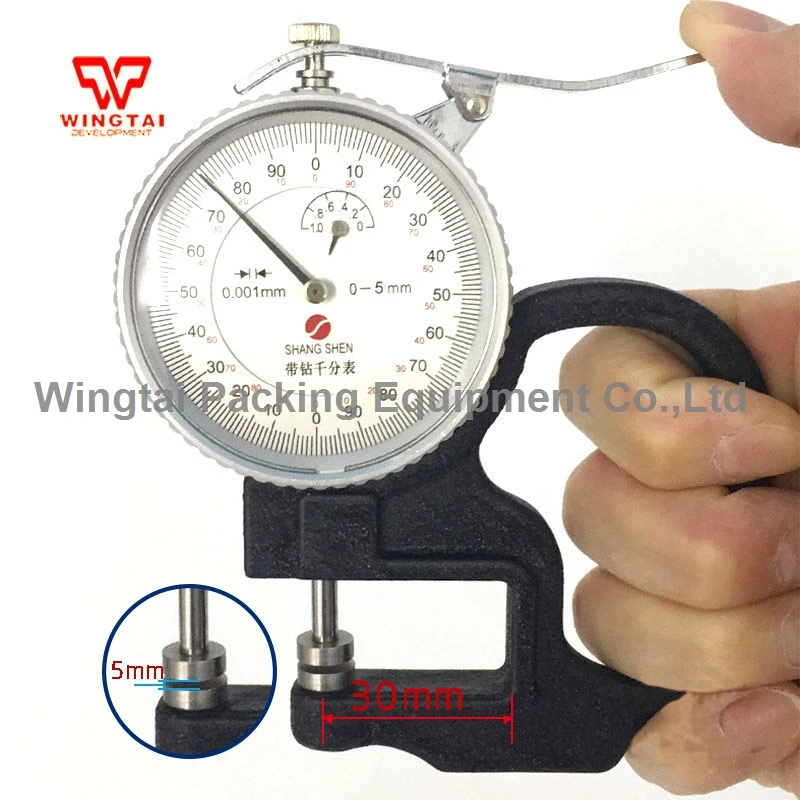

0-5mm Portable Thickness Gauge Tester 0.001mm Micrometer Thickness Meter Measurement Tool BC05