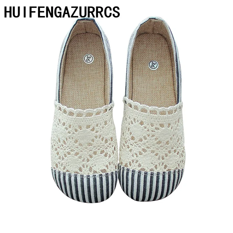 Careaymade-New flat bottom and shallow lace mesh fisherman's shoes in summer,Leisure comfortable Breathable Women's Shoes