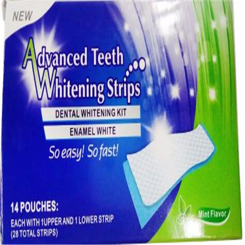 28 шт. набор полосок для отбеливания зубов профессиональный отбеливатель Уход за