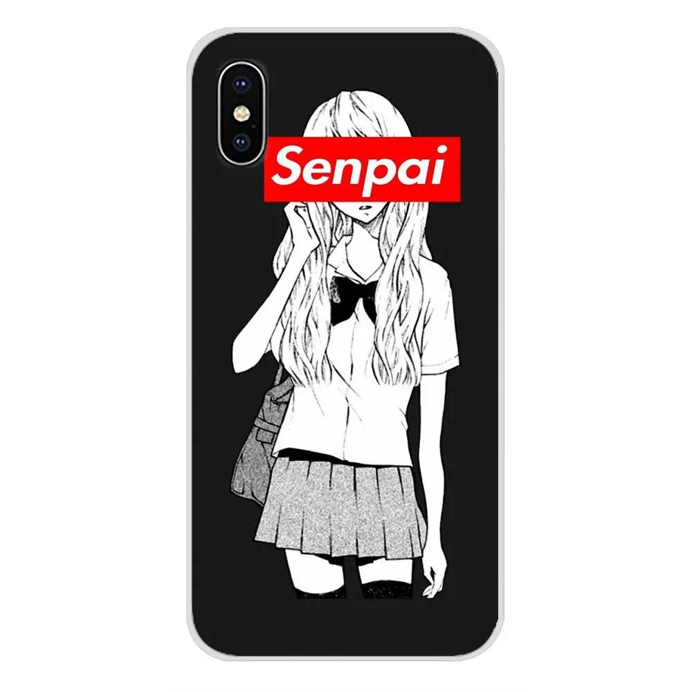 Sugoi Senpai Anime waifu Accessories Phone Cases Covers For Huawei P Smart Mate Honor 7A 7C 8C 8X 9 P10 P20 Lite Pro Plus | Мобильные