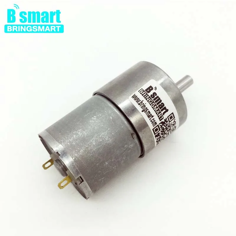 Bringsmart JGB37 3530 DC мотор редуктор 12 в мини электродвигатель 24 В Высокая турка коробка