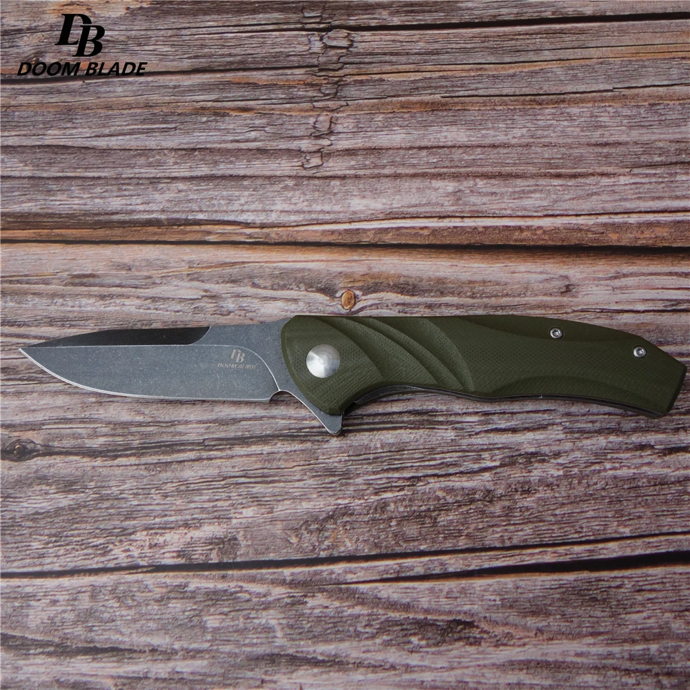 7," FH11 60-61HRC ножи Складной нож D2 стальное лезвие G10 Ручка Открытый кемпинг охотничий нож Карманный практичный фруктовый