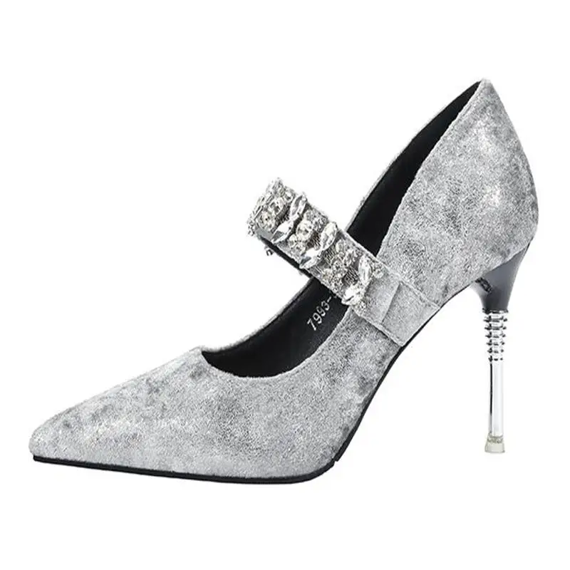 FragrantLily Spring Autumn New Women High Heels Sexy Suede Pointed Shallow Mouth Stiletto High-Quality Fashion Shoes | Обувь