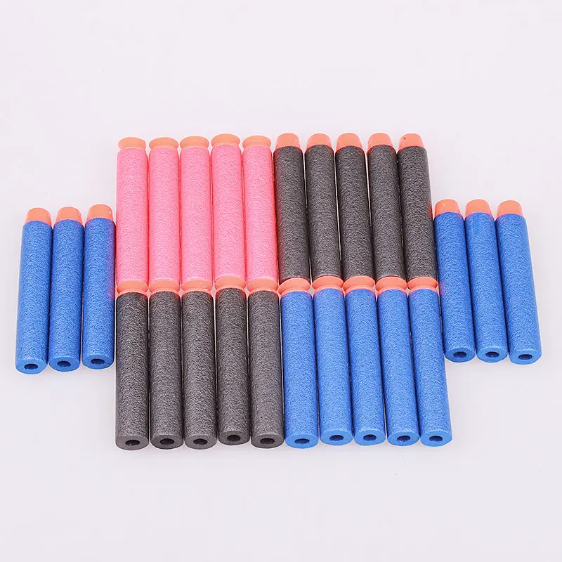 200 PCS EVA Soft Hollow Round Head Sucker Refill Darts Bullets For Nerf Military Gift Gun Bullet Toys Xmas Children | Игрушки и хобби