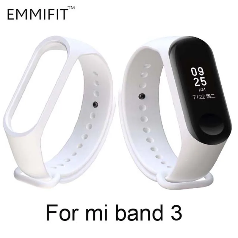 Mi Band 3 ремень для Xiaomi mi band силиконовый браслет xio черный смарт аксессуары ремешок