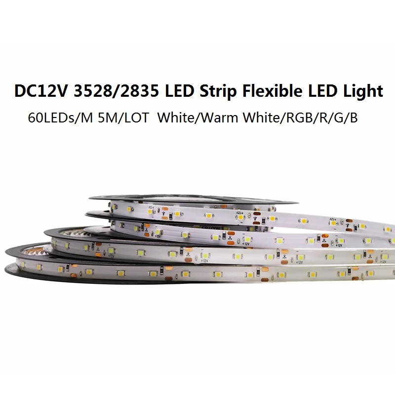 Водонепроницаесветодиодный светодиодная лента IP65 300led s/5M SMD 3528 2835 RGB Светодиодная