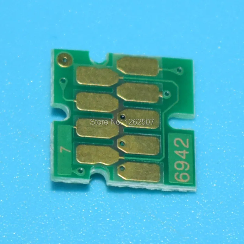 Чипы картриджей T6941 T6942 T6943 T6944 T6945 5 цветов для принтеров Epson T3000 T5000 T7000 T3200 T5200 T7200 T3270