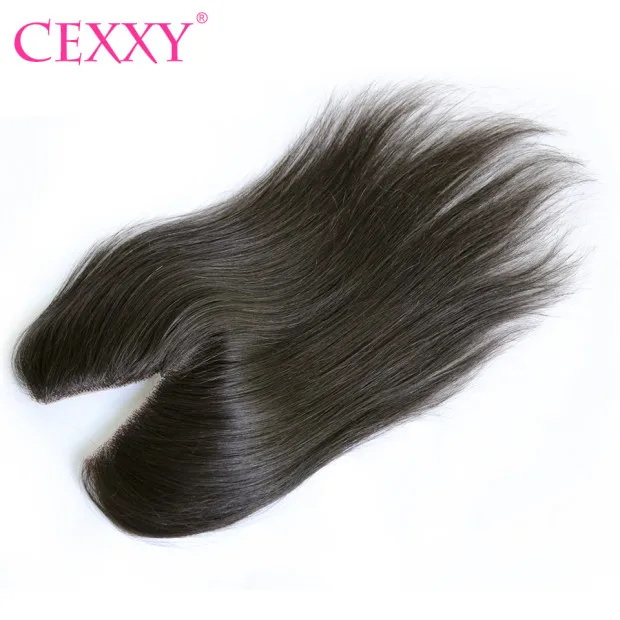 CEXXY V Часть бразильские прямые кружева закрытие remy волос натуральный цвет 100%