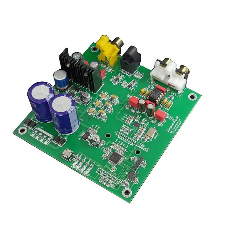 Es9038Q2M I2S Dsd волокно коаксиальный вход декодер плата Dac аудио готовая плата|Модули