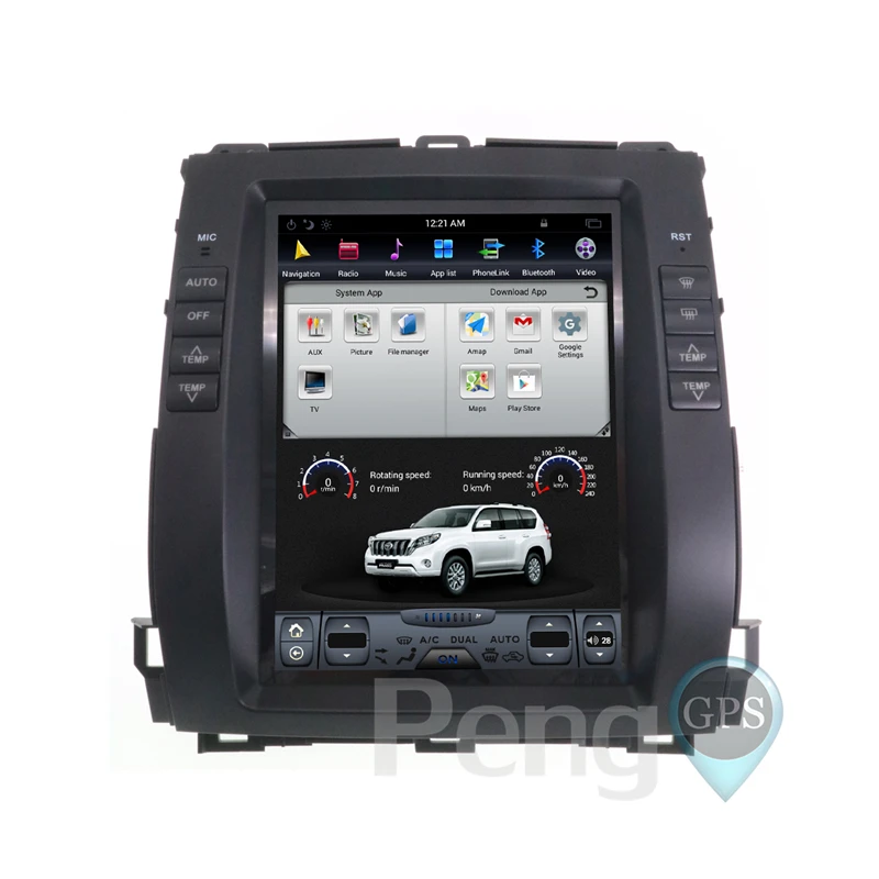 Автомобильный мультимедийный плеер для Toyota Land Cruiser Prado 120 Lexus GX470 Android 9 0