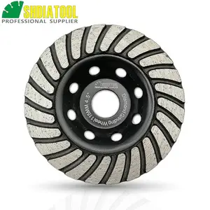 SHDIATOOL 1 шт 115 мм Алмазный Turbo Row Кубок шлифовальный бетон кладки и некоторые Другое строительство матер 4,5