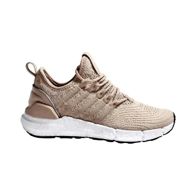 women beige Xiaomi FREETIE, спортивная обувь, светильник, эластичная трикотажная обувь, дышащая, Освежающая, сетчатая, на шнуровке, кроссовки для бега для мужчин и женщин - Цвет: women beige