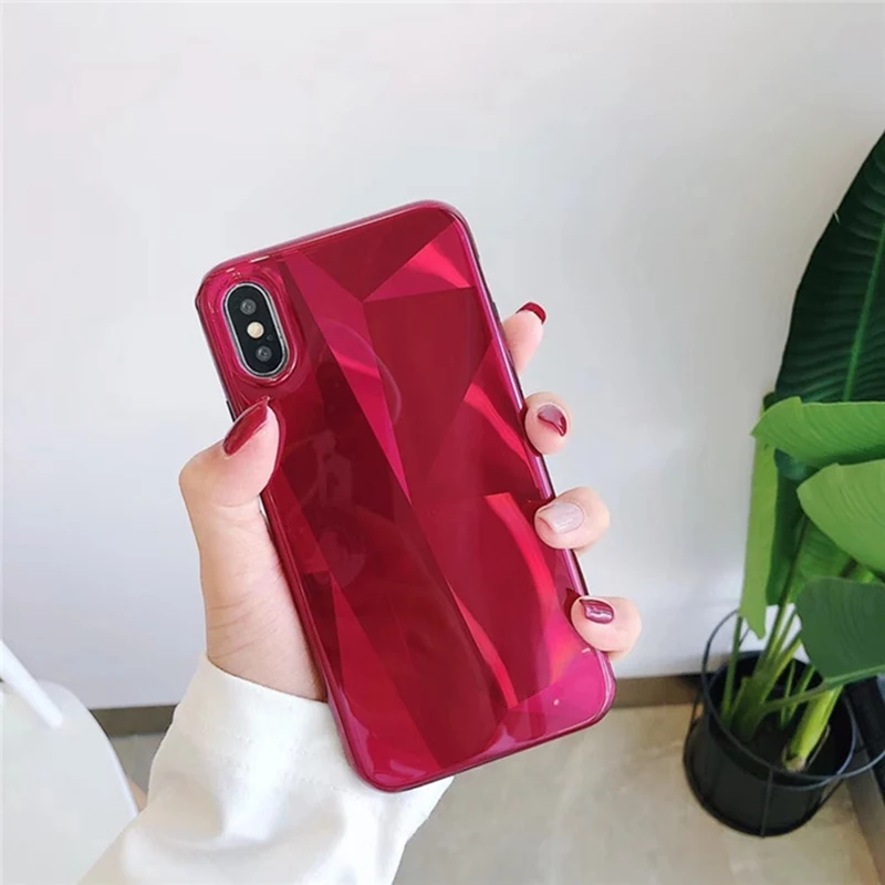 Гальванизированный Алмазный зеркальный чехол для телефона iphone XS Max/XS/XR 7/8 половина пакета 6/6s 7/8 plus(золото/розовое золото/черный/серебристый