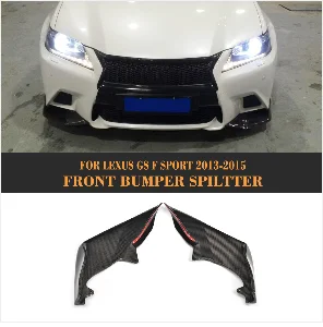 Углеродное волокно автомобиля боковые тела юбки губы для Lexus GS F Спорт стандарт Седан 4 двери GS350 2012