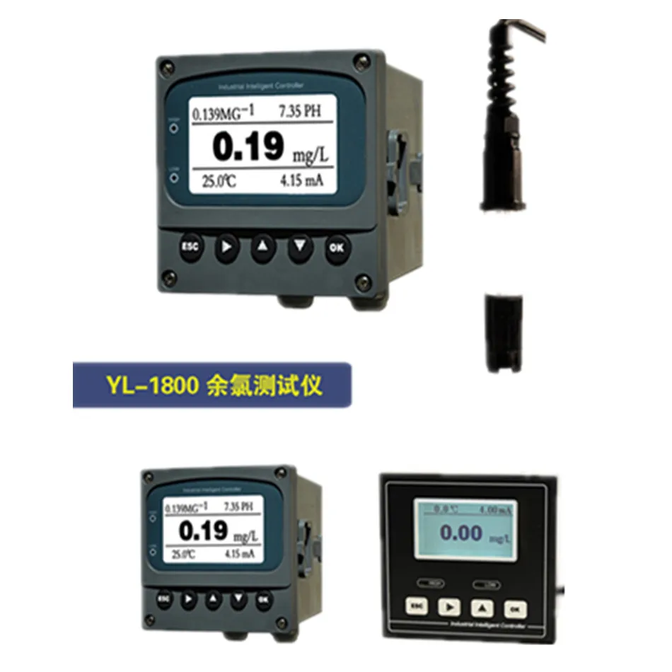 Измеритель остаточного хлора тестер с ph метром контроллер датчика|Измерители pH| |