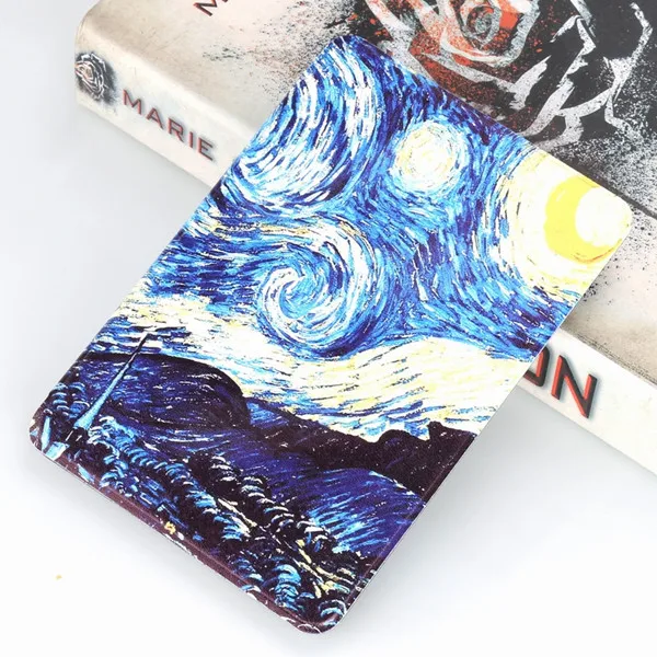 No.3 Smart cover чехол для Amazon kindle Paperwhite 4 выпущен 10th E-читатель ультра тонкий 6 дюймов kindle paperwhite 4 Ван Гог чехол - Цвет: No.3