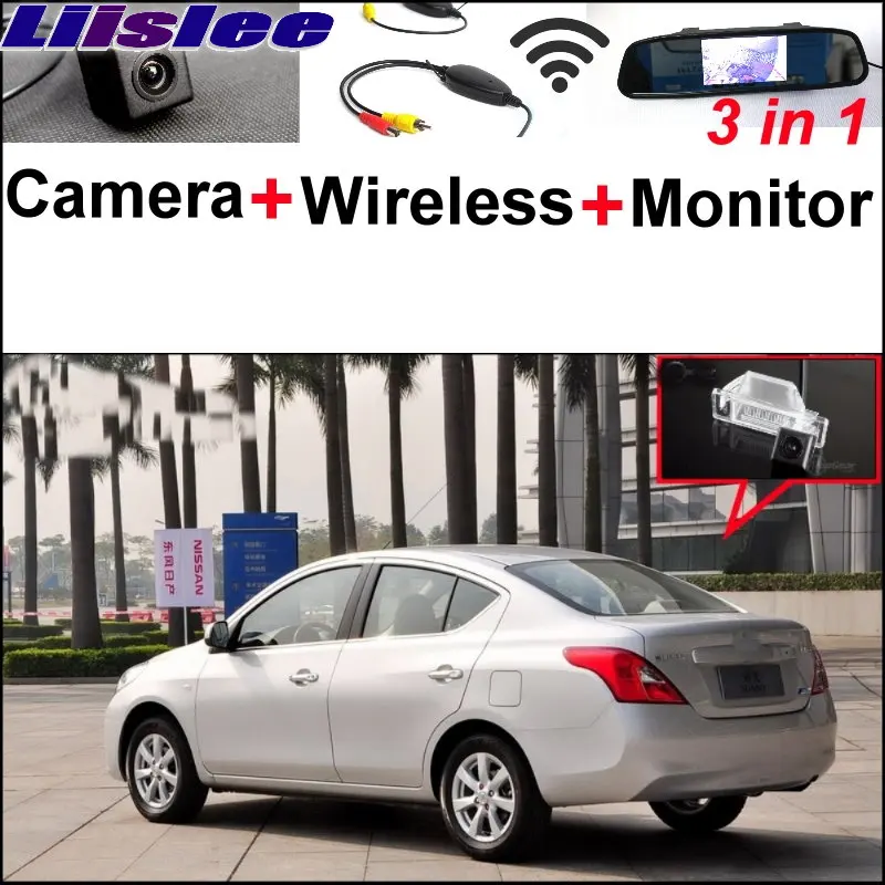 Liislee 3в1 специальная камера заднего вида + беспроводной приемник зеркальный