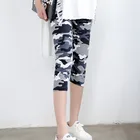 Женские леггинсы до середины икры с камуфляжным принтом, облегающие повседневные эластичные брюки-Капри, леггинсы, летние женские леггинсы