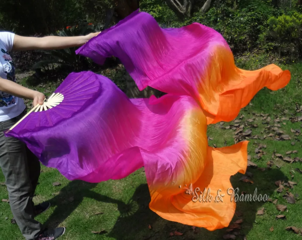 Шелковая Веер вуаль для танца живота 1 5 м * 0 9 (59*35 дюймов) комплект|fan veil|silk fan veilsbelly