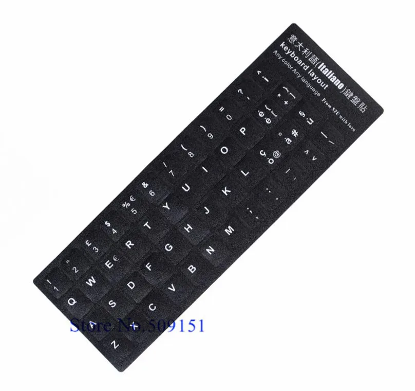 2 шт. итальянская Клавиатура Наклейка Защитный чехол для ноутбука наклейки на