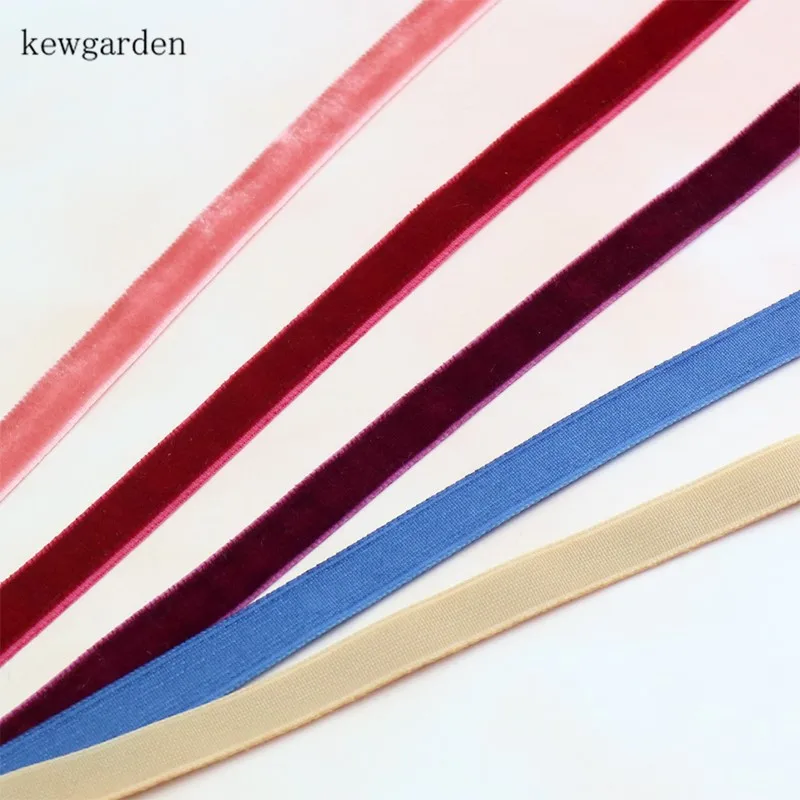 Односторонняя Флокированная лента Kewgarden 3/8 дюйма 10 мм вручную изготовленная