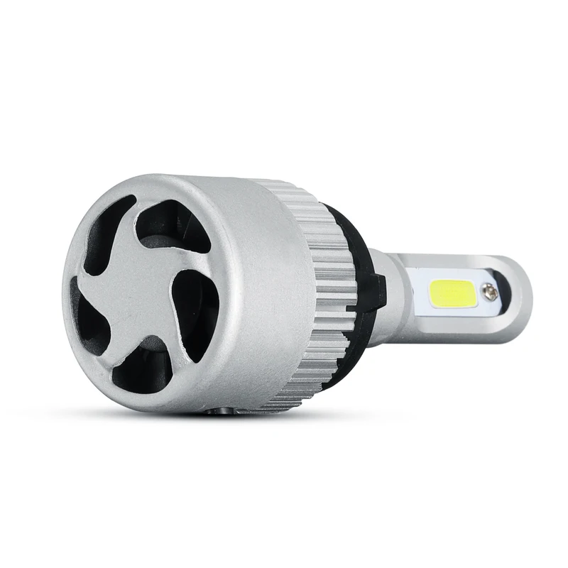 Oslamp S2 светодиодный налобный фонарь 9006 COB чипы Автомобильные фары Однолучевые
