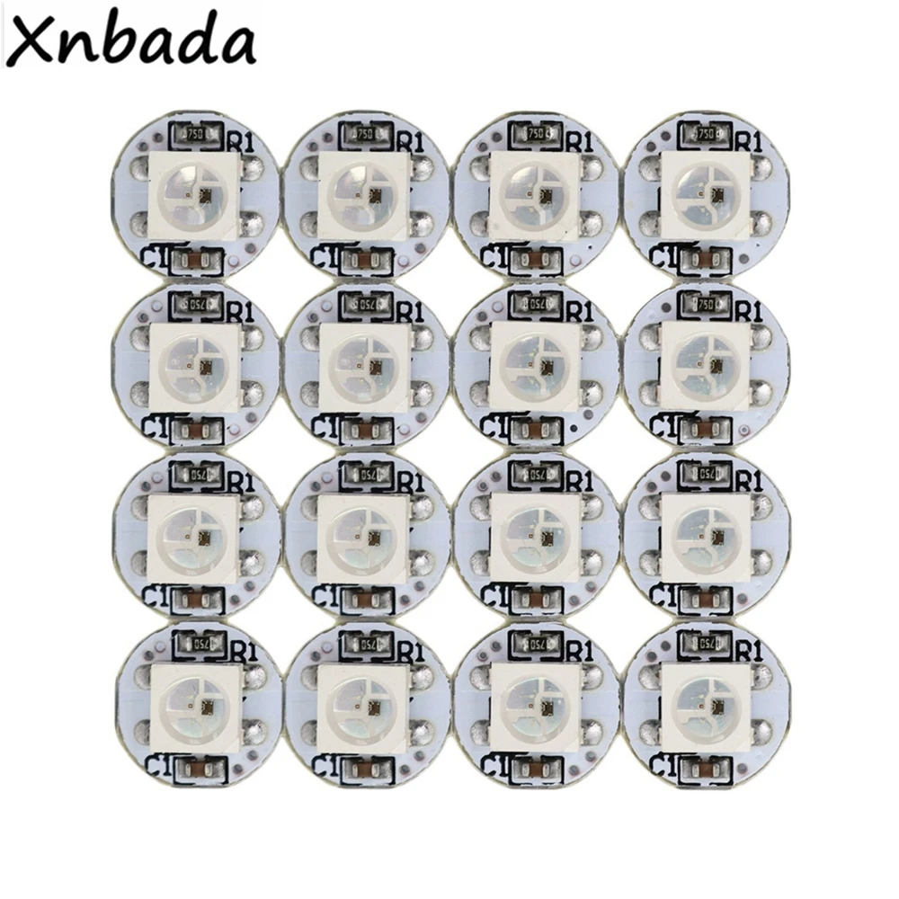 10 1000 шт. WS2812B WS2812 4 контактный RGB светодиодный чип 5050SMD WS2811 IC черный/белый PCB с радиатором DC5V|ws2811 ic|5050 smdws2812b ws2812 |