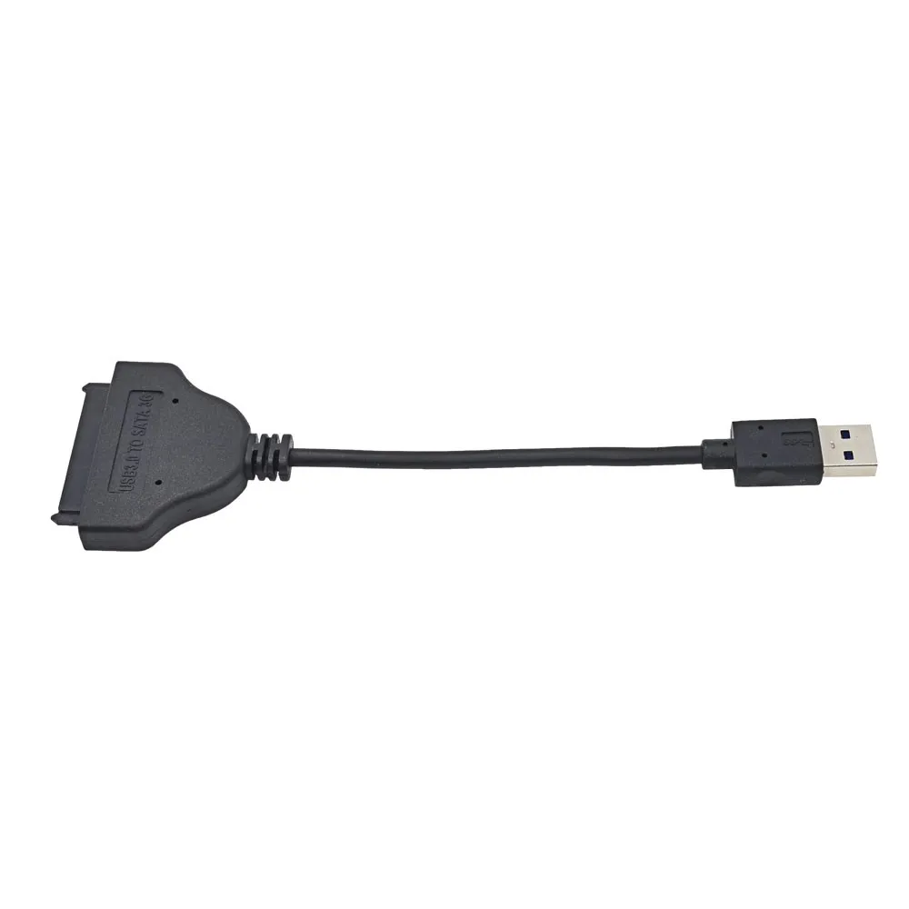Высокоскоростной USB 3 0 до 22 PIN SATA адаптер usb-кабель 7 + 15 22Pin конвертер для 2 5 &quotSSD HDD