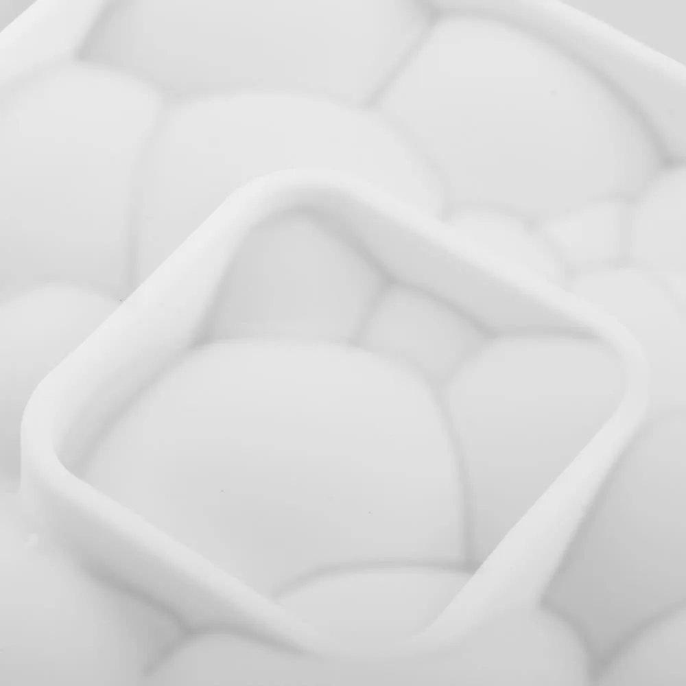 Квадратные 3D пузырьки Силиконовое облако/Алмазная любовь в форме сердца мусс