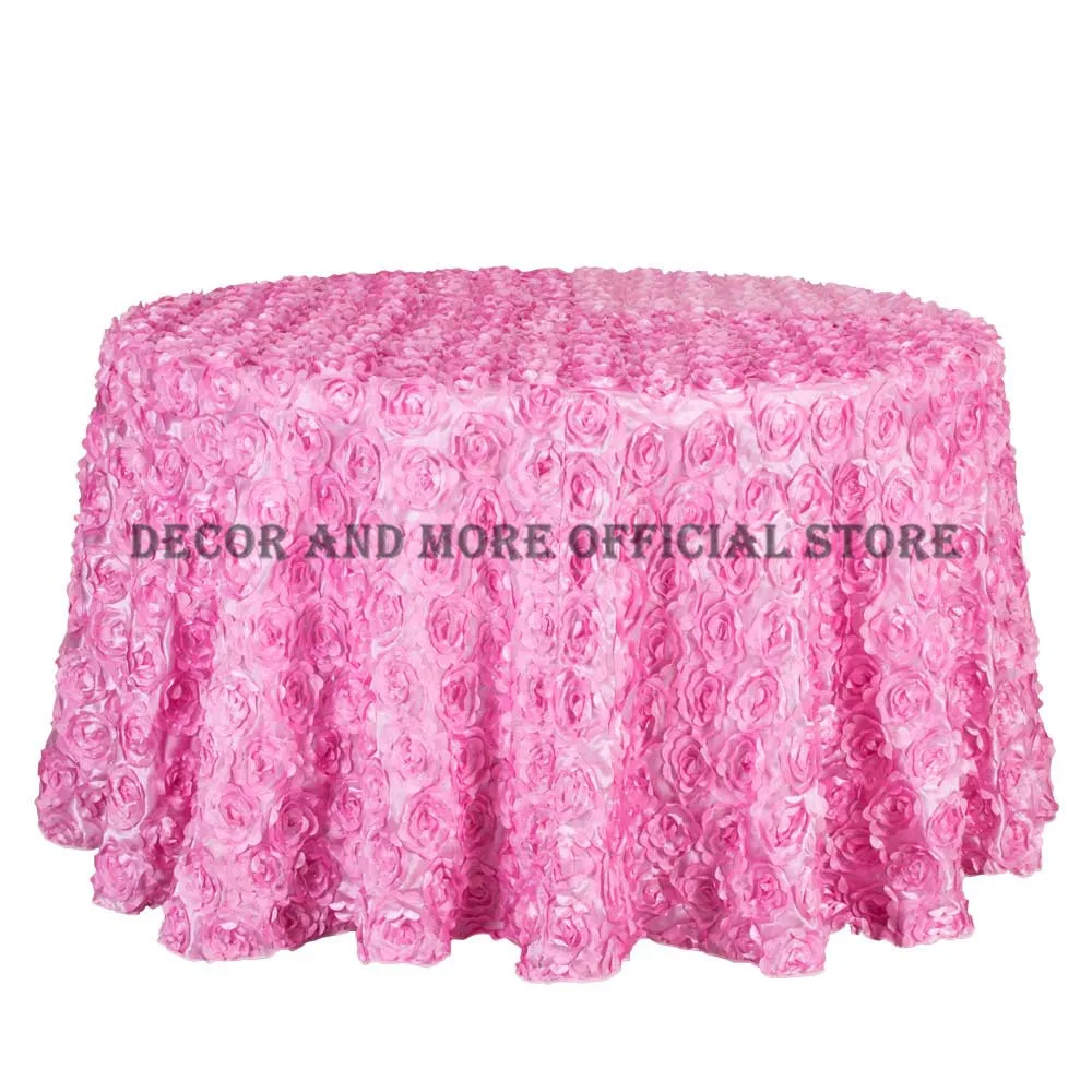 Скатерть круглая квадратная с 3D изображением розетки 10 шт.|table cover|blue table coverwedding round