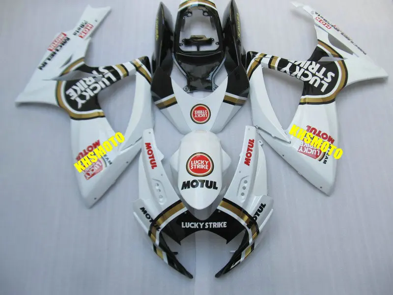 Набор обтекателей для Сузуки GSXR 600 750 K6 06 07 GSXR600 GSXR750 2006 2007 ABS белый черный набор + 7
